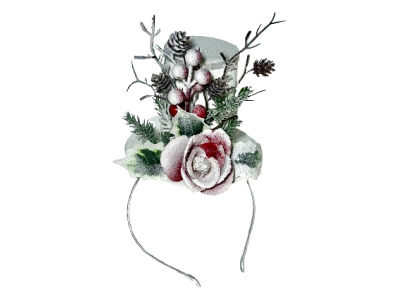 Новорічна шляпка-обруч G-278