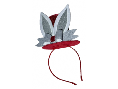 Карнавальна шляпка на обручі з вушками G-281 Карнавальна шляпка на обручі з вушками G-281